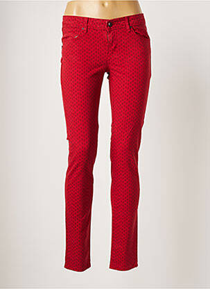 Pantalon droit rouge LEVIS pour femme