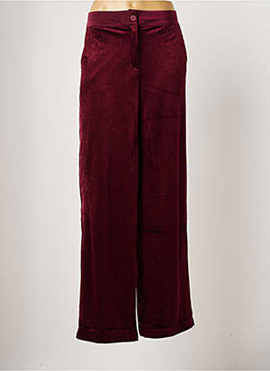 Pantalon flare rouge ROSE pour femme