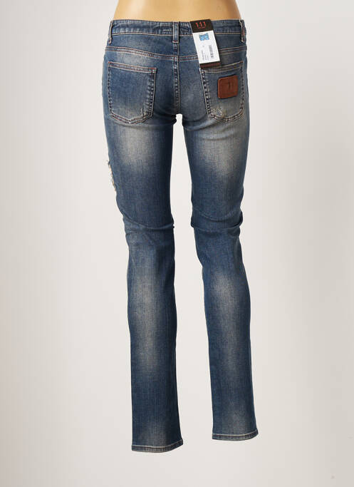 Jeans coupe slim bleu TRUSSARDI JEANS pour femme