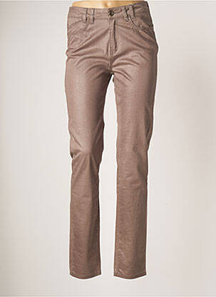 Pantalon droit taille normale taille normale gris FRED SABATIER femme