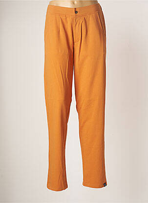 Pantalon droit stretch taille normale orange ARTHUR femme