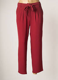 Sarouel stretch taille normale rouge ROSE MON AMOUR femme