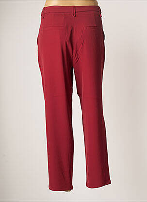 Sarouel stretch taille normale rouge ROSE MON AMOUR femme