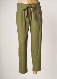 Sarouel stretch taille normale vert ROSE MON AMOUR femme