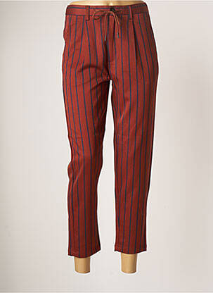 Pantalon 7/8 stretch taille normale marron ROSE MON AMOUR femme