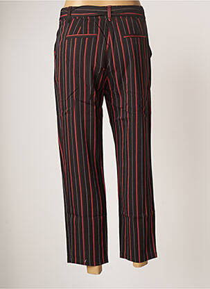 Pantalon droit stretch taille normale noir ROSE MON AMOUR femme