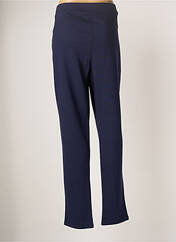 Pantalon droit bleu ELENA MIRO pour femme seconde vue