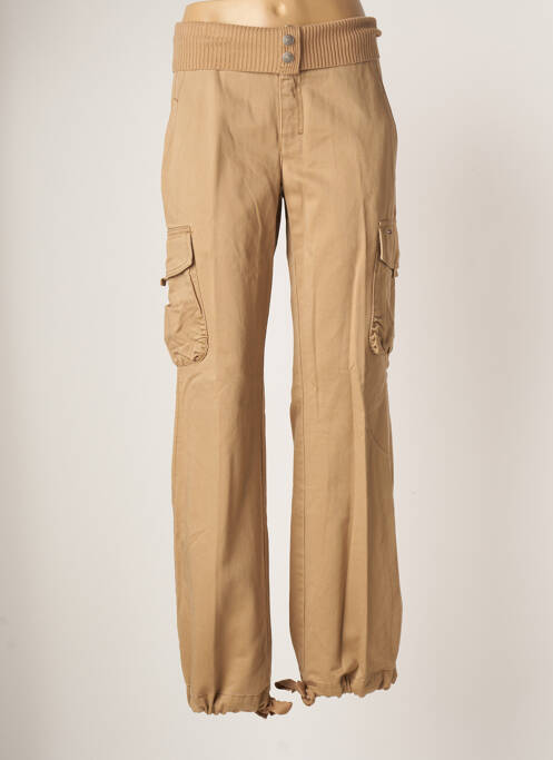 Pantalon droit beige TOMMY HILFIGER pour femme