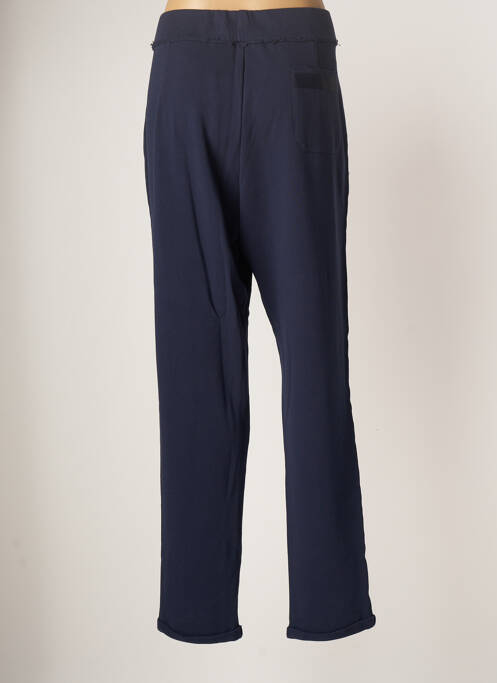 Pantalon droit bleu ELENA MIRO pour femme