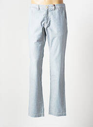 Pantalon chino tissage chiné taille normale bleu STAR CLIPPERS homme