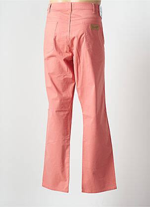 Pantalon droit tissage popeline taille normale rose WRANGLER homme