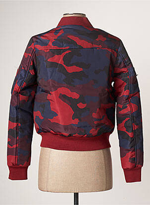 Blouson effet matière satinée rouge THE NEW DESIGNERS ! femme