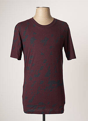 T-shirt stretch manches courtes rouge PEPE JEANS homme