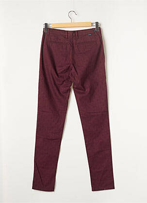 Pantalon chino stretch taille normale violet SERGE BLANCO homme