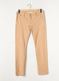 Pantalon chino stretch taille basse beige LEE COOPER homme