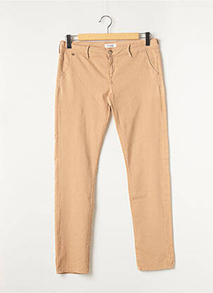 Pantalon chino stretch taille basse beige LEE COOPER homme