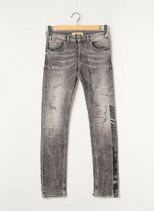 Jeans coupe slim sélection denim gris JOHN GALLIANO garçon
