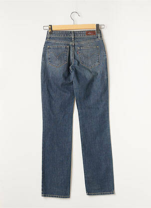Jeans coupe droite broderie rivets taille basse bleu LEVI'S femme