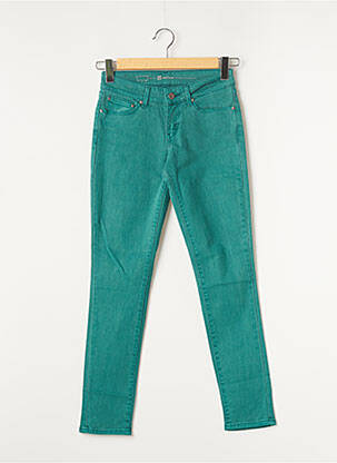 Jeans coupe slim broderie rivets taille normale vert LEVIS femme