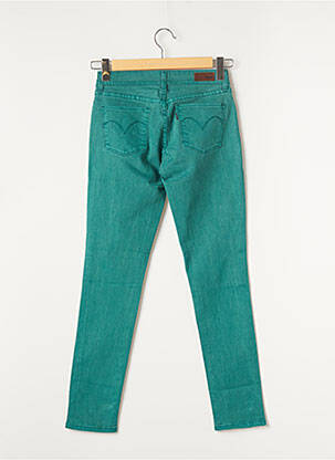 Jeans coupe slim broderie rivets taille normale vert LEVI'S femme