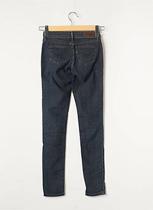 Jeans coupe slim broderie rivets taille basse bleu LEVIS femme