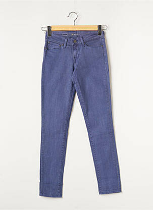 Jeans coupe slim broderie rivets taille normale bleu LEVIS femme