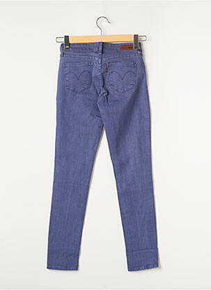 Jeans coupe slim broderie rivets taille normale bleu LEVIS femme