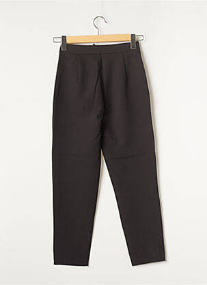 Pantalon droit taille normale taille normale noir ROSE femme