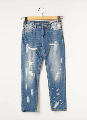 Jeans coupe slim broderie rivets bleu DIESEL garçon