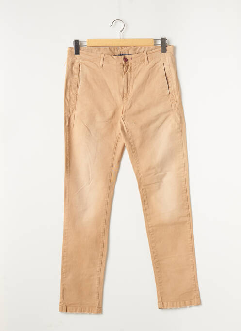 Pantalon chino stretch taille normale beige JOE SAN homme