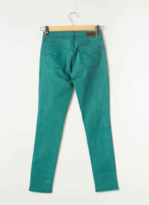 Jeans coupe slim broderie rivets taille normale vert LEVIS femme