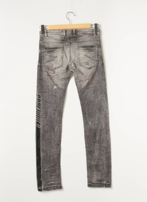 Jeans coupe slim gris JOHN GALLIANO pour garçon
