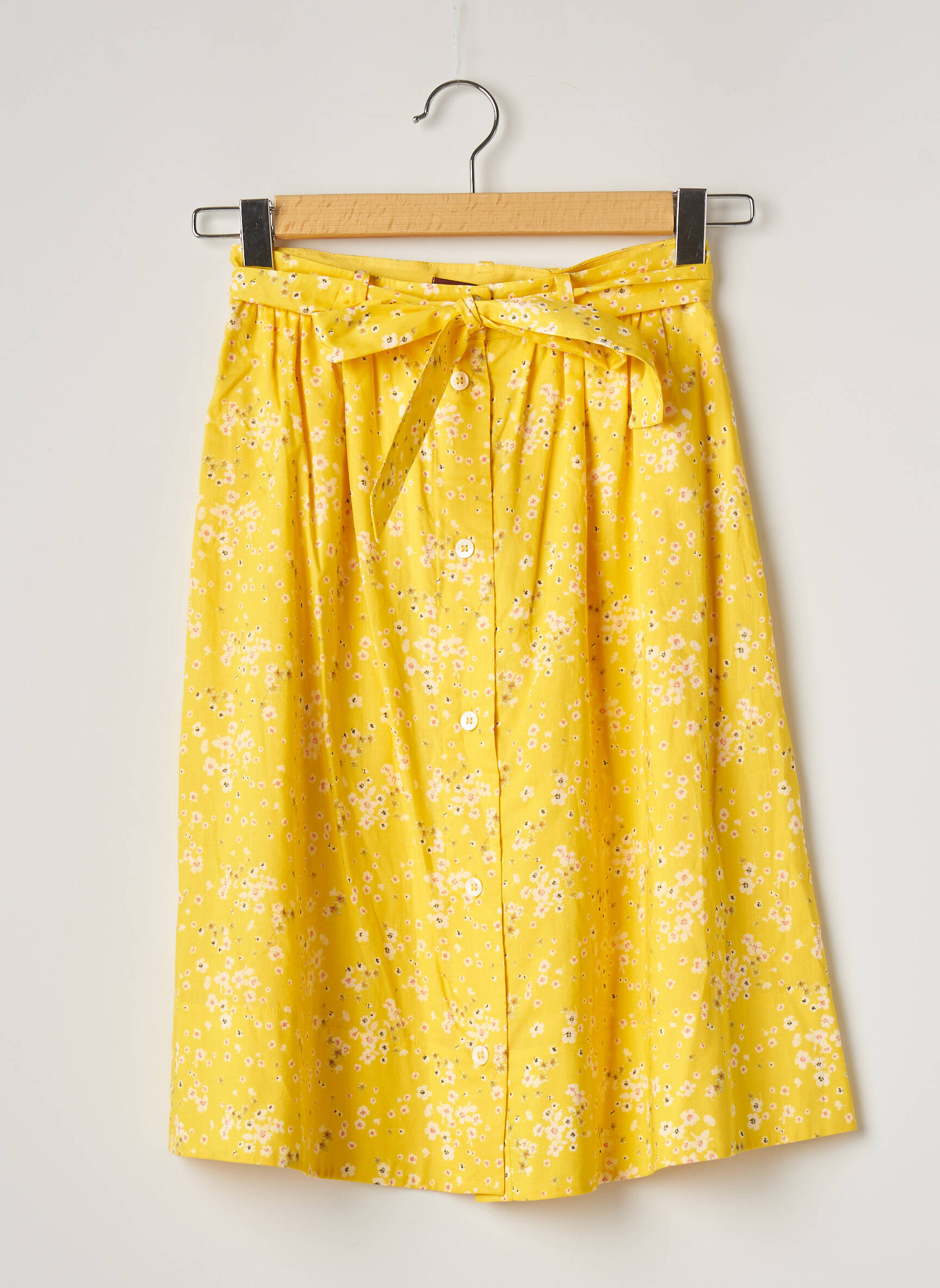 jupe jaune comptoir des cotonniers