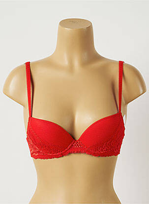 Soutien-gorge légère et transparente haut soutien-gorge moulé rouge SIMONE PERELE femme