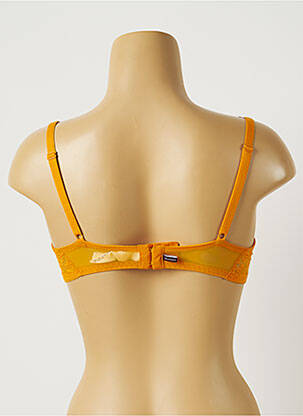 Soutien-gorge légère et transparente haut soutien-gorge avec mousse de rembourrage amovible orange LA PERLA femme