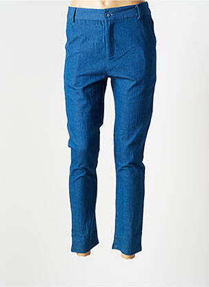 Pantalon chino bleu CERISE BLUE pour femme