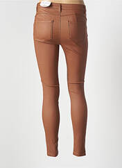 Pantalon slim marron CINDY.H pour femme seconde vue