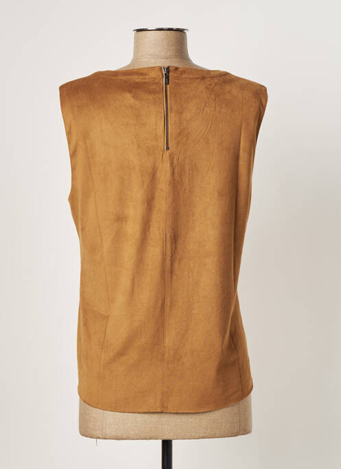 Top marron LPB pour femme