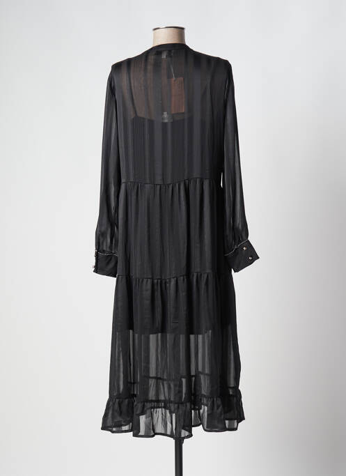 Robe mi-longue noir GRACE & MILA pour femme