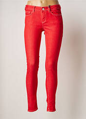 Jeans skinny rouge SCOTCH & SODA pour femme seconde vue