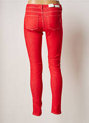 Jeans skinny rouge SCOTCH & SODA pour femme seconde vue