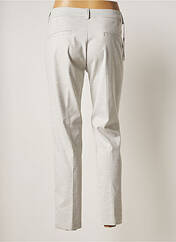 Pantalon chino gris REIKO pour femme seconde vue