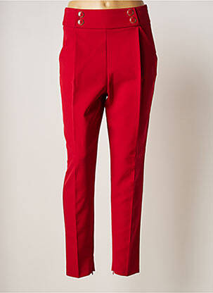 Pantalon droit rouge KOCCA pour femme