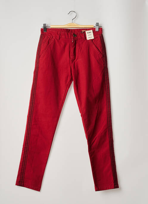 Pantalon chino rouge REIKO pour femme