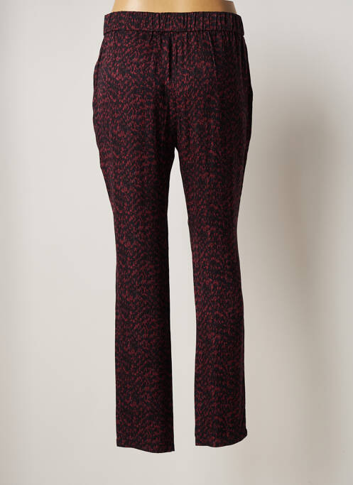 Pantalon droit rouge SEE U SOON pour femme
