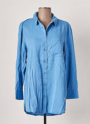 Chemisier coupe droite manches longues bleu STREET ONE femme