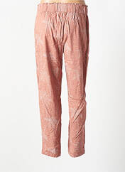 Pantalon droit rose GEISHA pour femme seconde vue