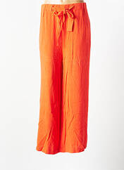 Pantalon large orange MOLLY BRACKEN pour femme seconde vue