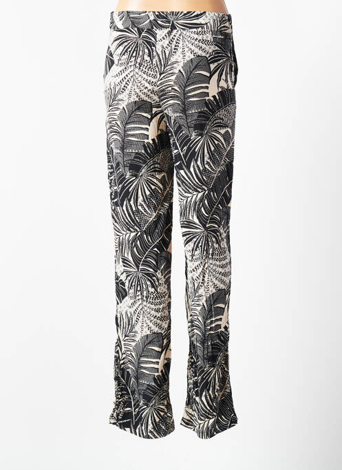 Pantalon droit noir GEISHA pour femme