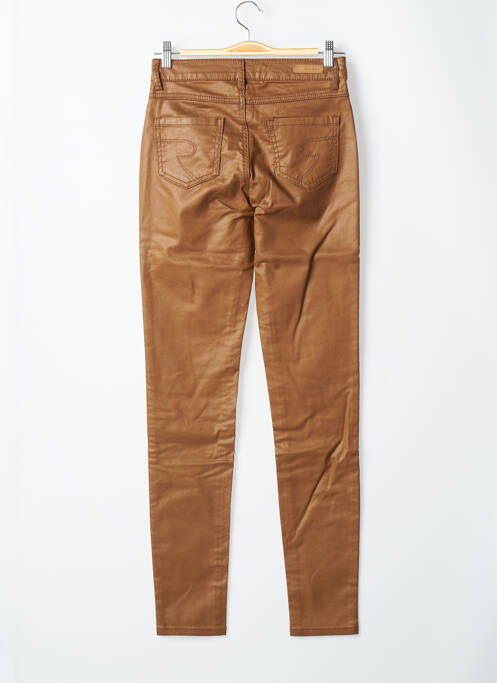 Pantalon slim marron GEISHA pour femme